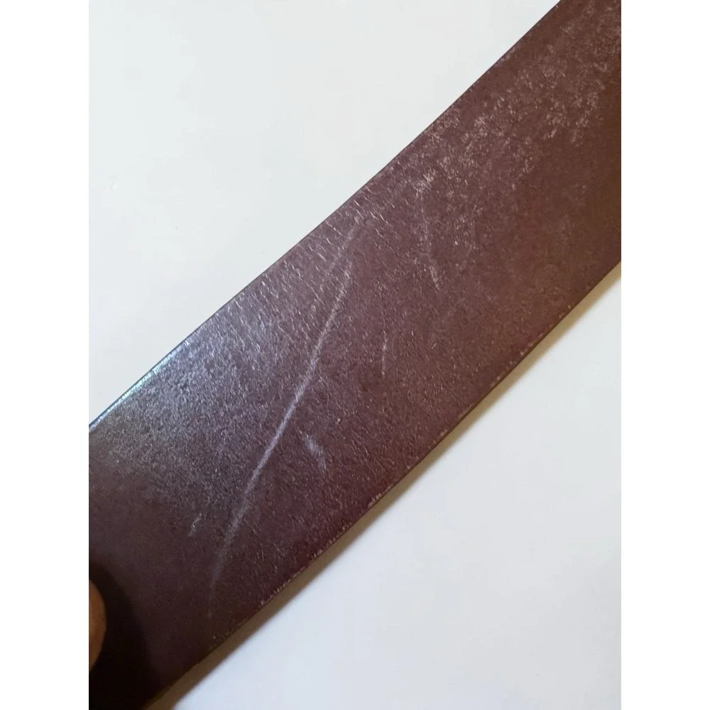 All‎ Saints Leather Belt Mens Size 40 Brown Buckle Adjustable